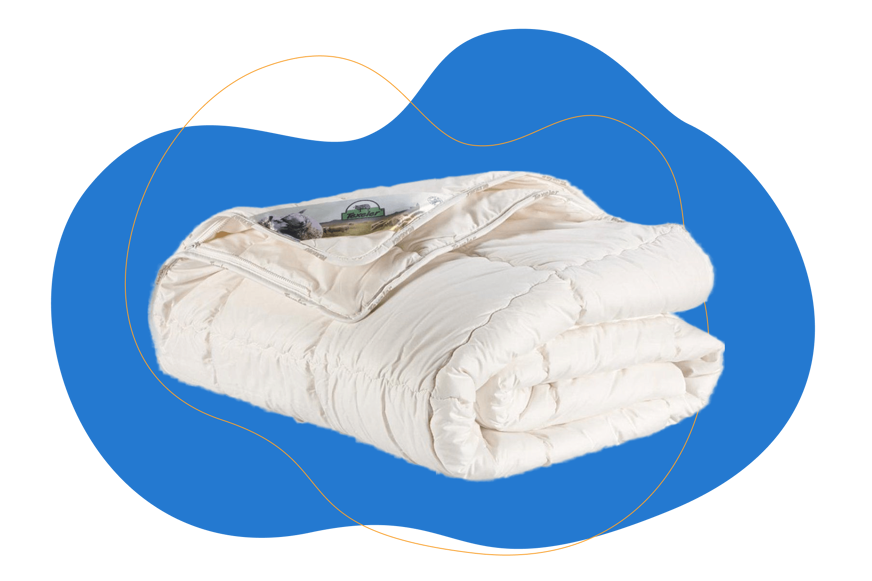 Puurnatuur wollen dekbed